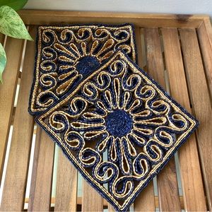 Vintage Straw Potholders